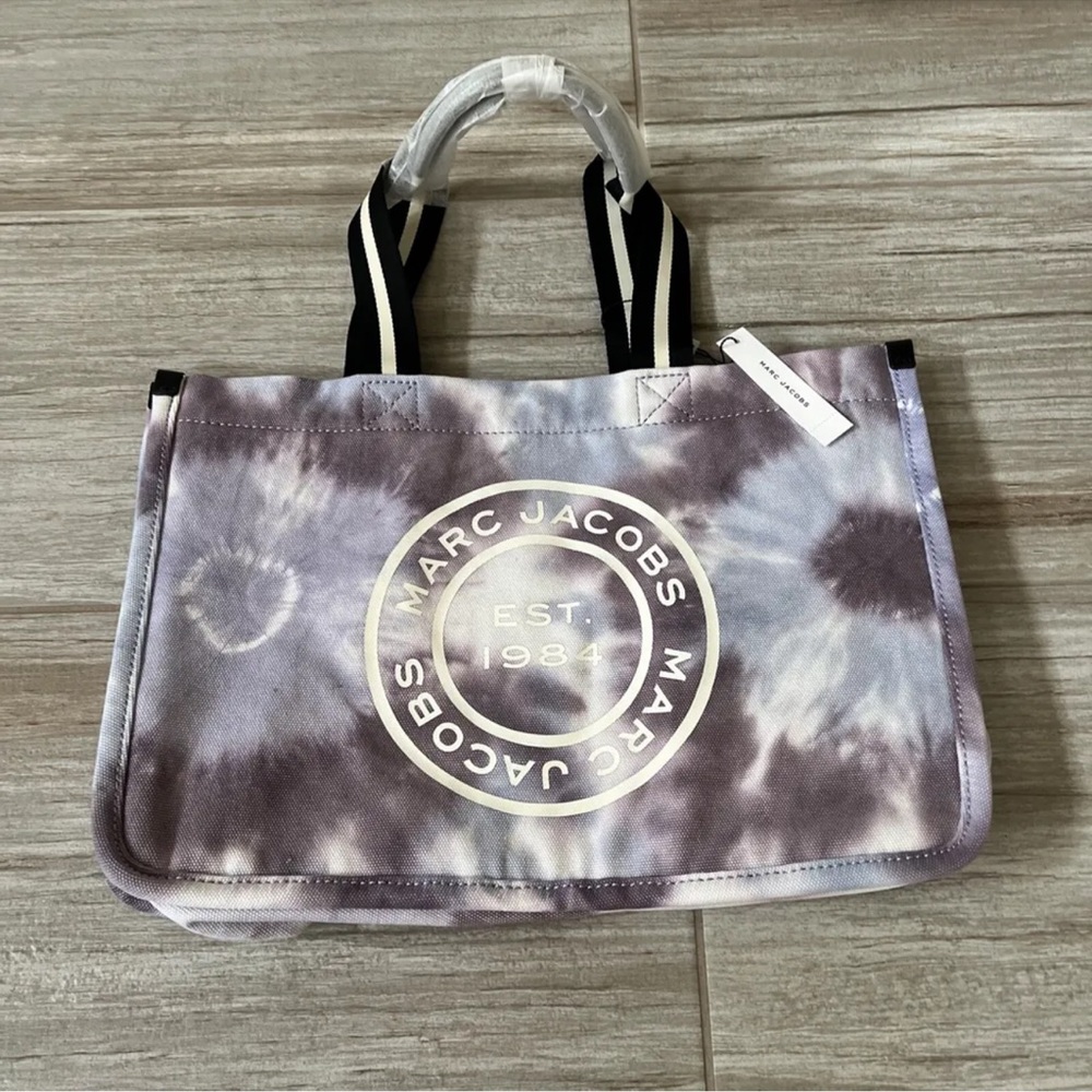 MARC JACOBS Signet Tie Dye Large Tote Bag